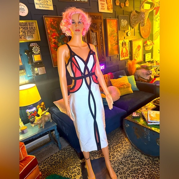 FASHION NOVA cut out bandage dress sz L - NWT - Picture 5 of 10